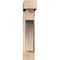 Ekena Millwork Westlake Block Smooth Bracket w/ Offset Brace, Douglas Fir, 5 1/2"W x 22"D x 26"H BKT0604X22X26WTL05SDF - alternate 3